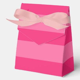 Hellrosa und heiß rosa Streifen Geschenkschachtel