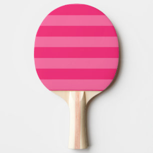 Hellrosa und heiß rosa Streifen Tischtennis Schläger