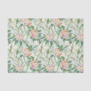 Hellrosa und weiße Blume Festhalteeffekt Seidenpapier