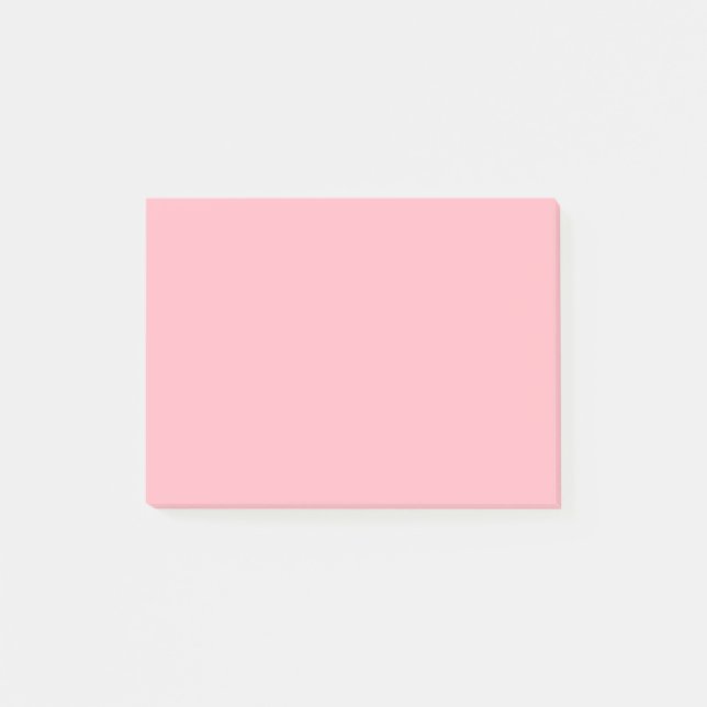 Hellrosa Uni-Farbe Post-it Klebezettel (Vorderseite)