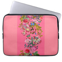Hellrosa Vintage Rose Garden Electronics Bag