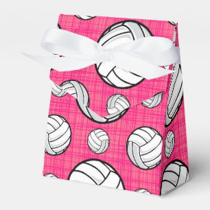 Hellrosa Volleyball-Muster Geschenkschachtel