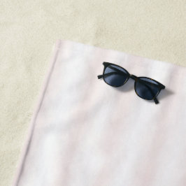 Hellrosa Weiße Streifen Strandtuch