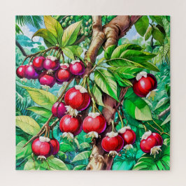 Hellrote Früchte Puzzle