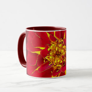 hellrotes Geländer Tasse