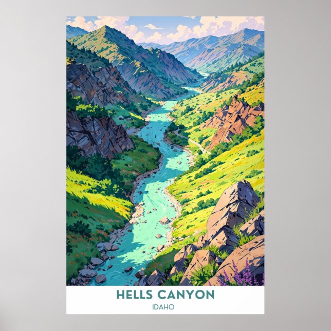 Hells Canyon, Idaho Poster (Vorne)