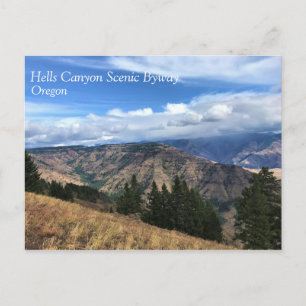 Hells Canyon Landschaftlich Byway, OR Postkarte