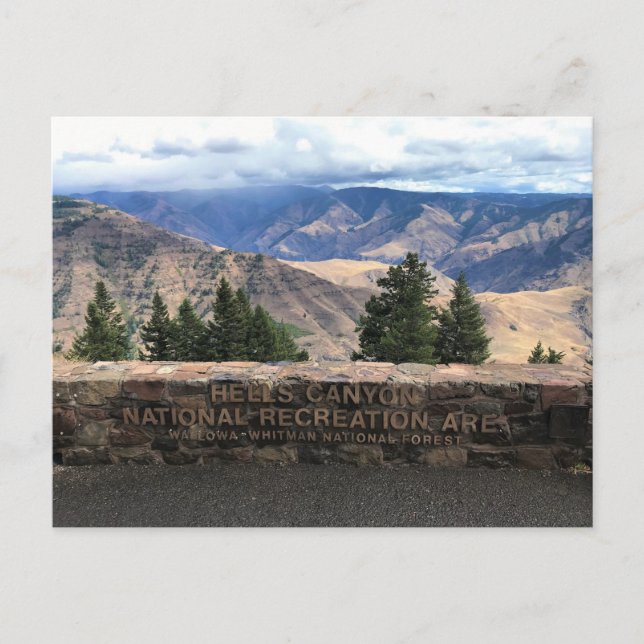 Hells Canyon Landschaftlich Byway, OR Postkarte (Vorderseite)