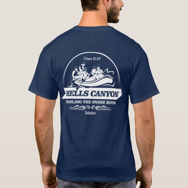 Hells Canyon (Rafting2) T-Shirt (Rückseite)