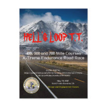 HELL'S LOOP T.T. POSTCARD 2017