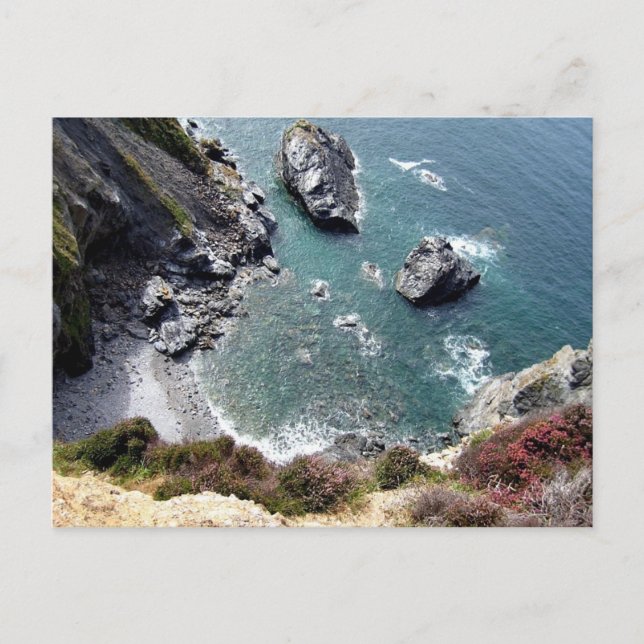 Hell's Mouth - Cornwall UK Postcard Postkarte (Vorderseite)