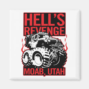 Hell's Rache Moab Utah Off Road 4x4 Abenteuer Magnet