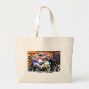 Hells Turkey Funny Erntedank Harley T-Shirts & Gif Jumbo Stoffbeutel