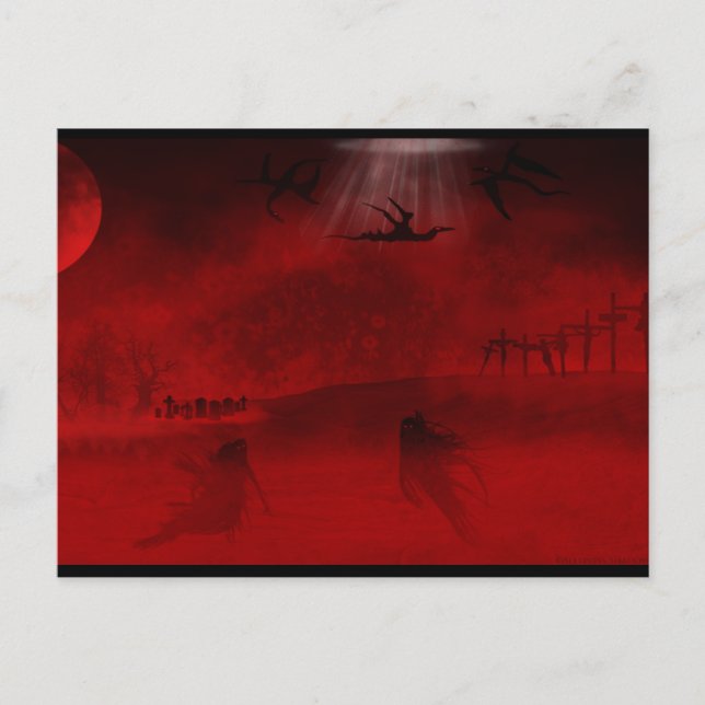 Hell's Wasteland Postkarte (Vorderseite)