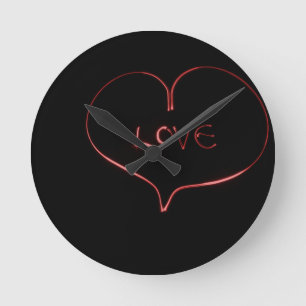 Hellseher Runde Wanduhr