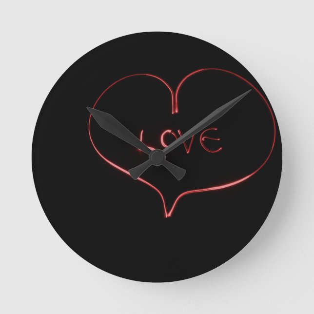 Hellseher Runde Wanduhr (Vorderseite)