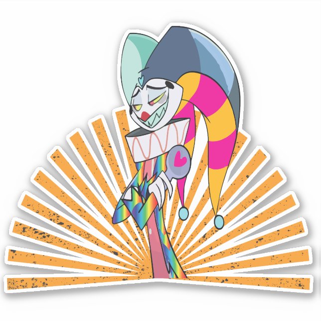 Helluva Boss Fizzarolli Aufkleber (Vorderseite)