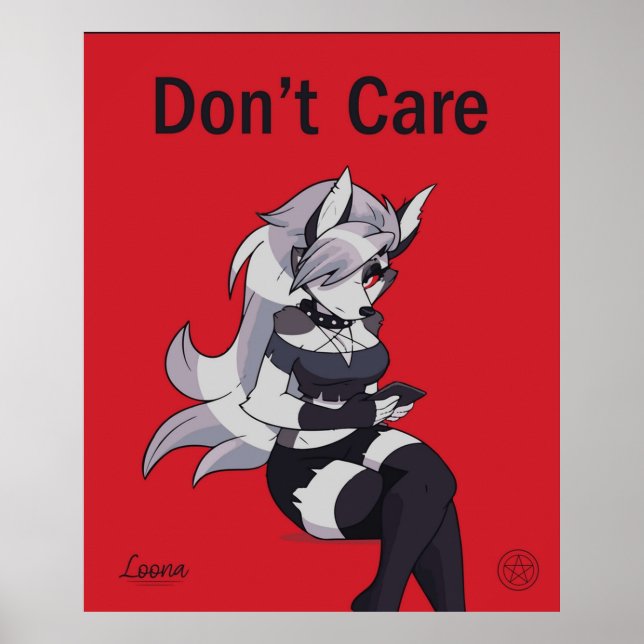 Helluva Boss Loona Dope Fanart Poster (Vorne)