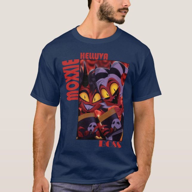 Helluva Boss Moie-Geschenk lustig T-Shirt (Vorderseite)