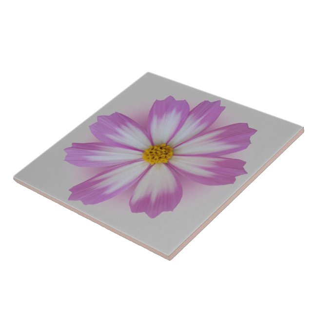 Hellviolette Blume Fliese (Seite)