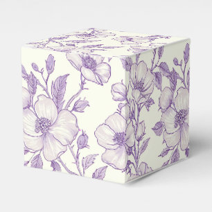 Hellviolette Chinoiserie  Geschenkschachtel