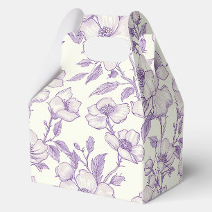 Hellviolette Chinoiserie  Geschenkschachtel