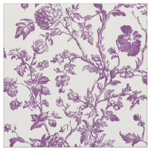 Hellviolette Floral Toile