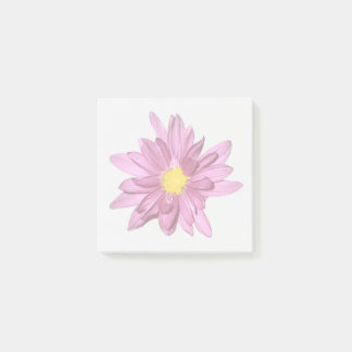 Hellviolette Gerbera-Haftnotizen Post-it Klebezettel