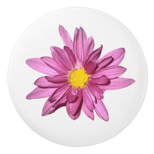 Hellviolette Gerbera-Keramikknauf Keramikknauf