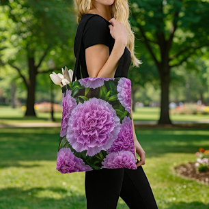 Hellviolette Nelken-Tasche