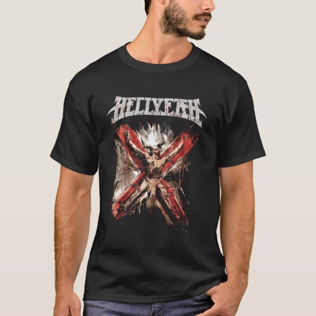 Hellyeah- Metalhead Offiziell Merchandise T-Shirt (Vorderseite)