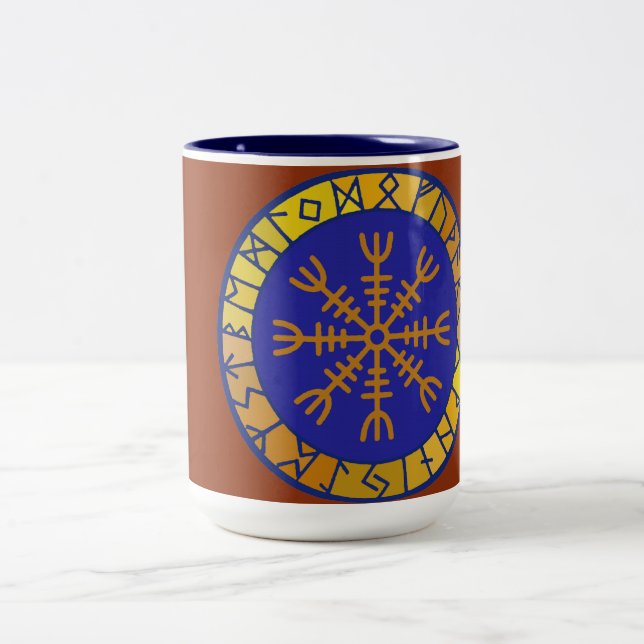 Helm der ehrfürchtigen Keramik Dringende Tasse (Mittel)