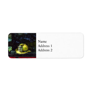 Helm des Gelben Feuerwehrkapitän