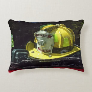 Helm des Gelben Feuerwehrkapitän Dekokissen