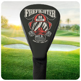 Helm für personalisierte Feuerwehrmaske Golf Headcover