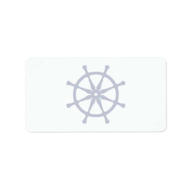 Helm-Label Adressaufkleber (Vorne)