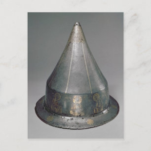 Helm mit der Deesis Postkarte