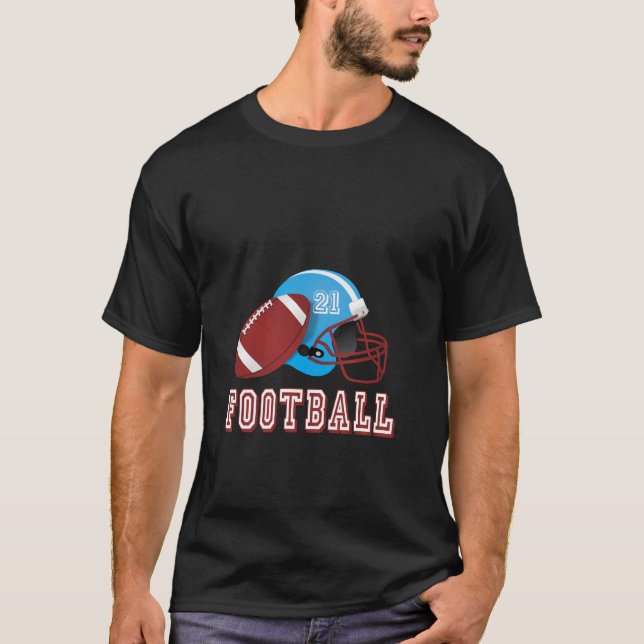 Helm und Ball T-Shirt (Vorderseite)