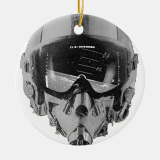 Helm und Höhenmesser für Kämpfer Keramik Ornament