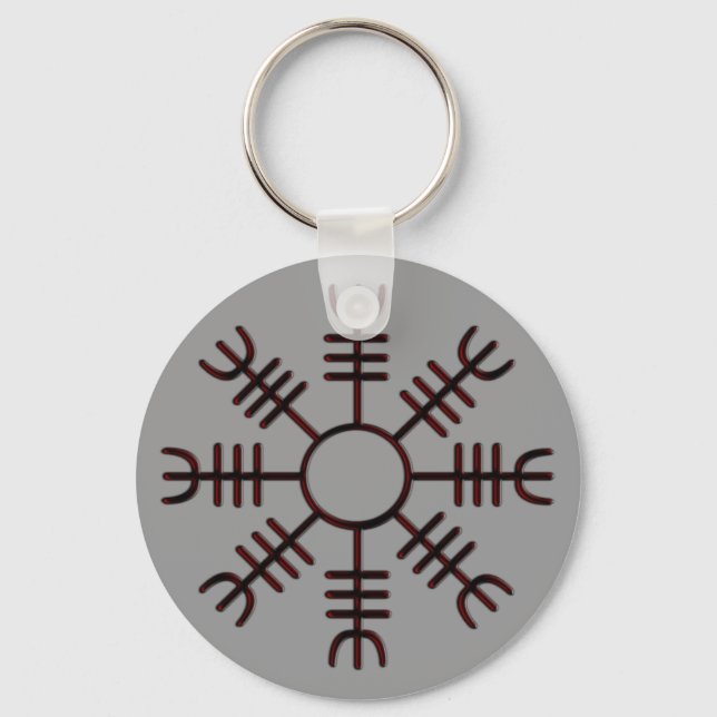 Helm von Awe Red Glow Schlüsselanhänger (Vorderseite)