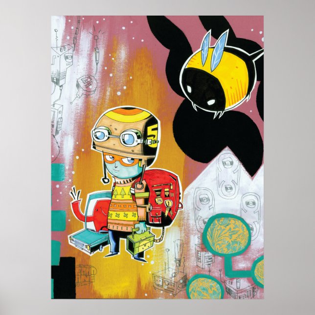 Helmet Boy Print/Poster Poster (Vorne)