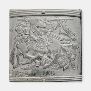 Helmfragment aus dem Sutton Hoo Treasure Magnet