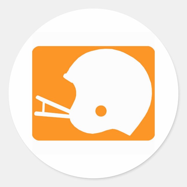 Helmlogo Runder Aufkleber (Vorderseite)