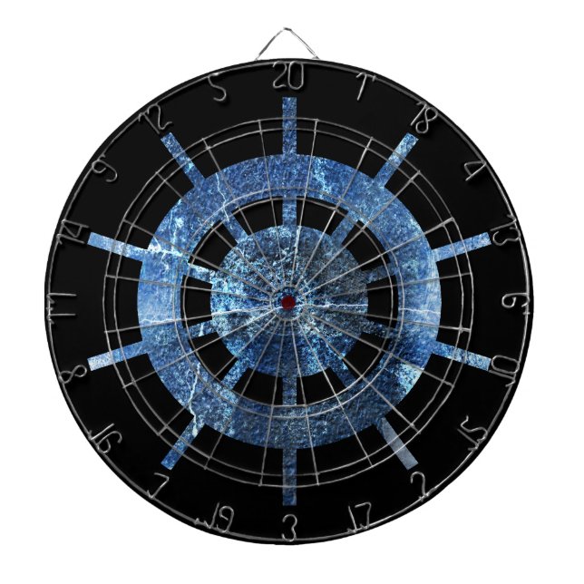 Helmrustmetall Dartscheibe (vorne)