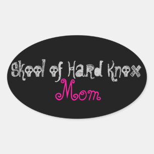 Helmsticker Ovaler Aufkleber