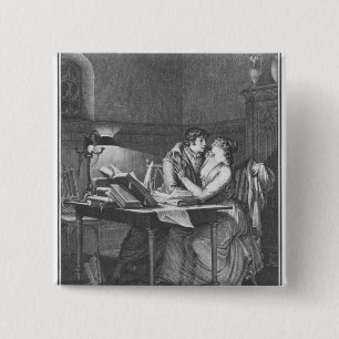Heloise und Abelard in ihrer Studie Button