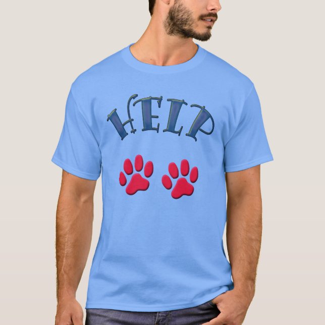 HELP animals -.- T-Shirt (Vorderseite)
