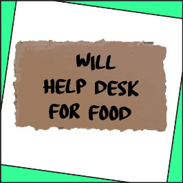 Help Desk for Food T-Shirt