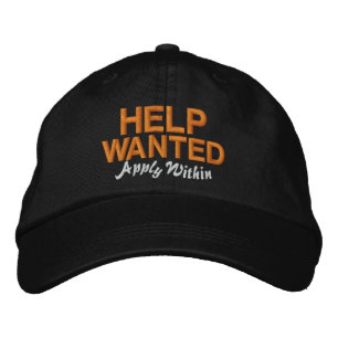 Help Wanted Apply Within Bestickte Kappe