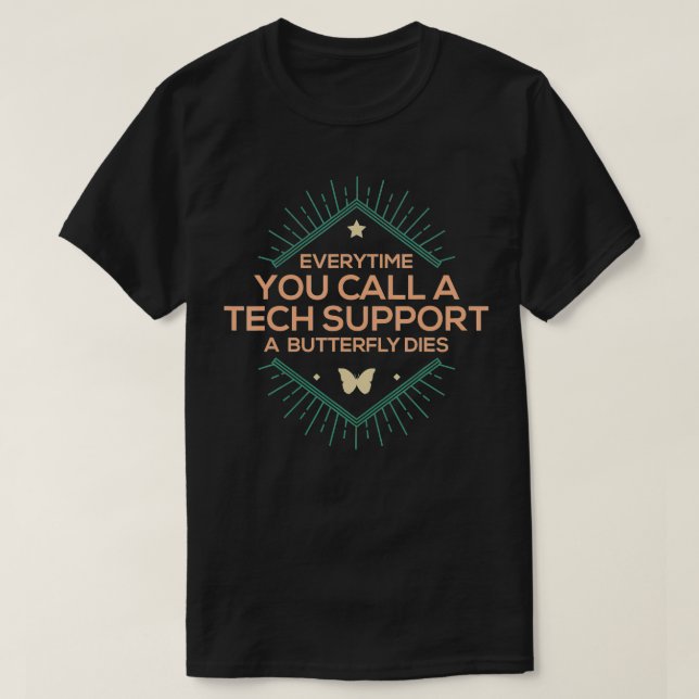 Helpdesk Hotline-Technik Computertechnik - Technis T-Shirt (Design vorne)
